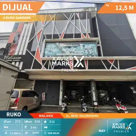 Dijual Ruko Kawasan Ramai Poros Jalan Galunggung Malang