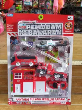 mainan anak pemadam set