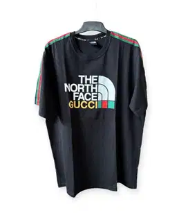 Kaos tshirt preloved bal hitam 77x62 tnf x gucci