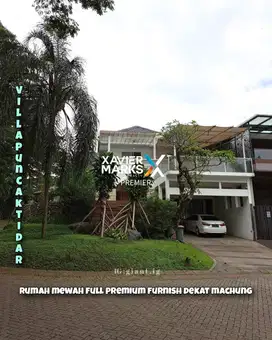 Rumah Mewah full Premium Furnish dekat Elpico di Villa Puncak Tidar