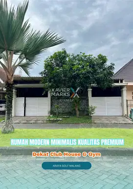 Rumah kualitas Premium di Boulevad Araya Golf Malang