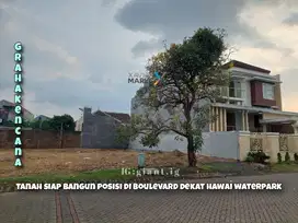 Tanah strategis dekat hawai waterpark di Raya Graha Kencana Blimbing
