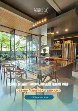 Rumah Premium tengah kota Tropical Modern di Klojen Malang