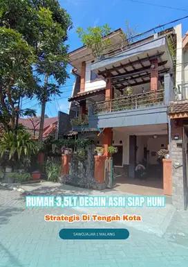 Rumah 3,5Lantai di Sawojajar 1 Malang