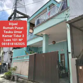 Dijual rumah area Teuku Umar