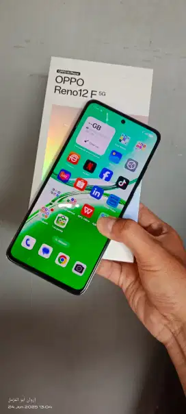 Oppo Reno 12F 5g Ram 12+12/256 gb no minus , mulus , full sett