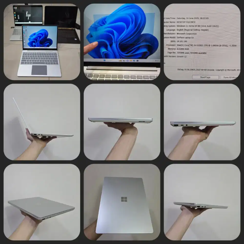 Microsoft Surface go intel core i5 gen10 8gb 128gb