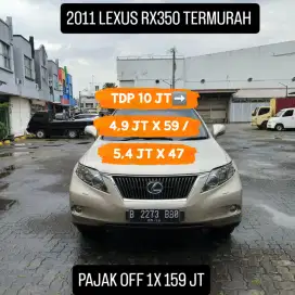 2011 LEXUS RX350 TERMURAH
