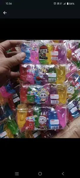 Slime crystal labubu isi 6