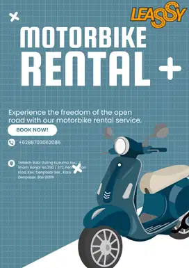 Rental Motor Jogja Tanpa DP, Harga Ramah Dompet! Cocok Buat Backpacker