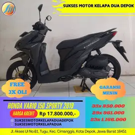 HONDA VARIO 150 SPORTY 2019 CASH/KREDIT DP MURAH SYARAT MUDAH