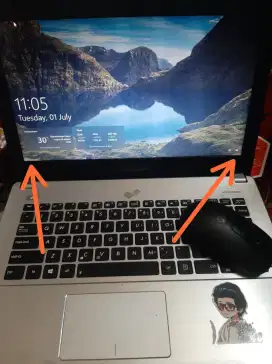 Laptop asus ram 4