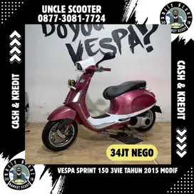 Vespa Sprint 150 3Vie Tahun 2015 Modif