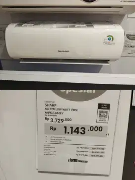 SHARP AC STD LOW WATT ½PK