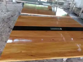 Meja Meeting/Meja kayu mahoni Uk P300xL100xT75.cm