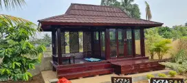 Saung gazebo villa kayu pondok cottage gubuk