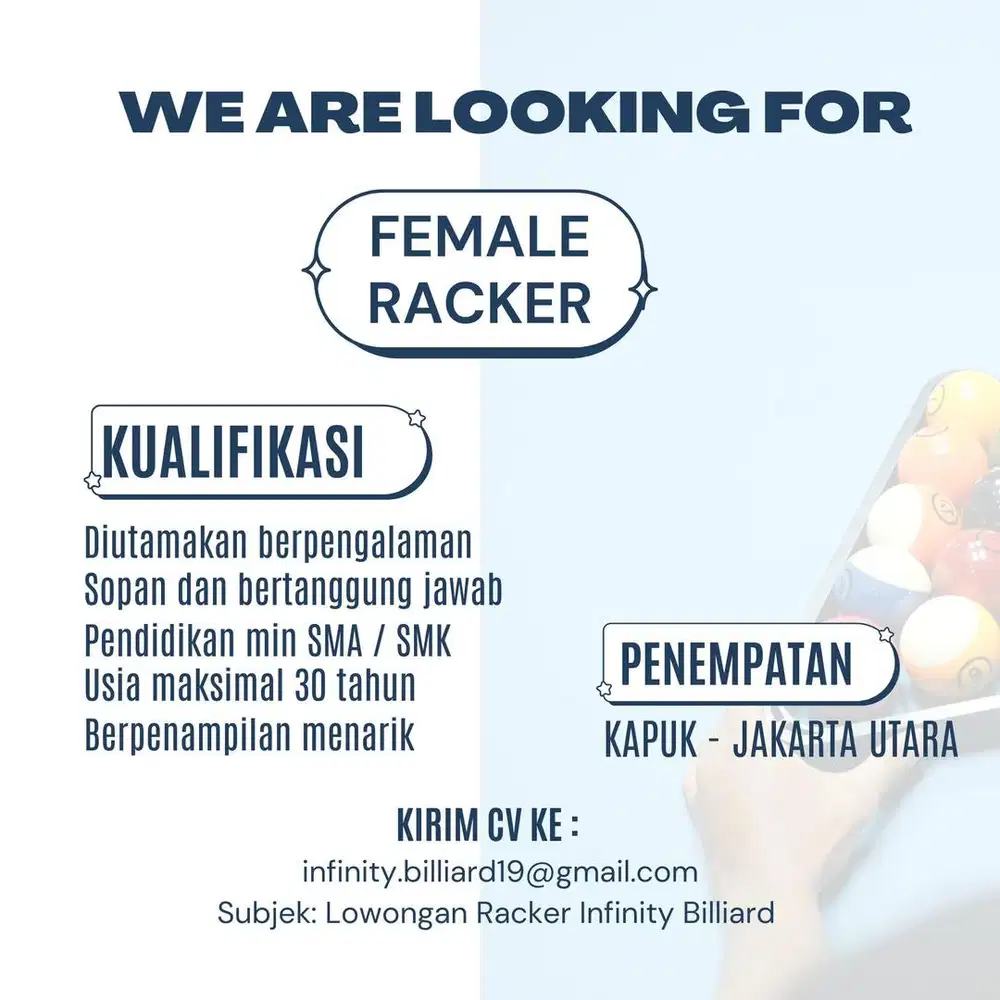 RACKER / WASIT BILLIARD