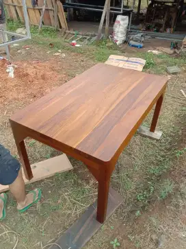 Meja Makan/Meja full kayu jati UK P200xL100xT75