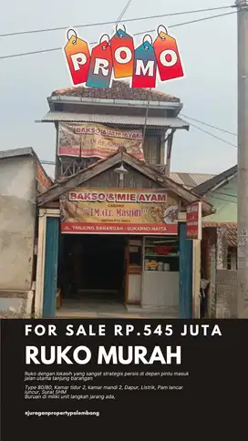 Jual ruko murah palembang