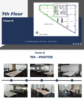 DISEWAKAN OFFICE DI18 PARC PLACE SCBD