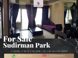Dijual Apartemen Sudirman Park 3 Bedroom Furnished Middle Floor