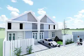 Rumah baru di jatisari kec.jatiasih LT.80m shm garasi mobil