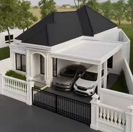 Rumah Klasik Modern proses bangun selatan Pasar Jangkang Ndalem Indah
