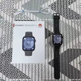 Preloved HUAWEI WATCH FIT 3 Smartwatch | Ultra-Slim Bezel-Free Design