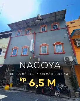 2 UNIT RUKO NAGOYA SEBRANG LUCKY PLAZA!