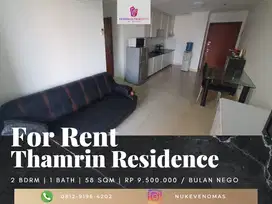 Disewakan Apartement Thamrin Residence 2BR Full Furnished View Timur