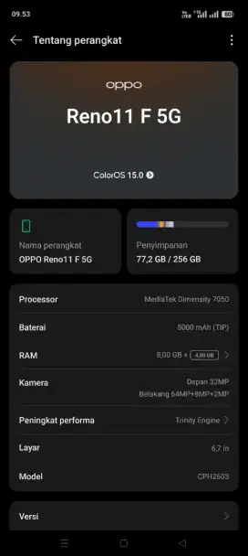 Oppo Reno 11 F 5g