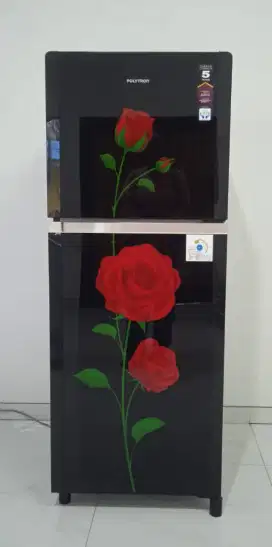 KULKAS 2 PINTU POLYTRON LENGKAP DUS BUKU