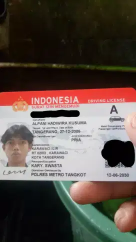 Mencari pekerjaan supir apapun, memiliki SIM A