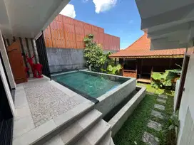 disewakan villa view sawah lokasi tanah lot