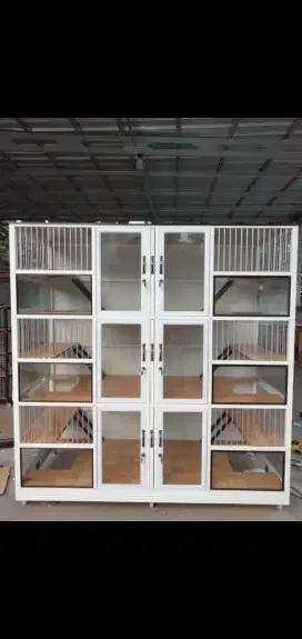 kandang kucing aluminium