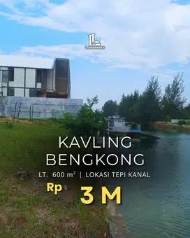 LAHAN KAVLING BENGKONG AREA KANAL, LOKASI STRATEGIS!
