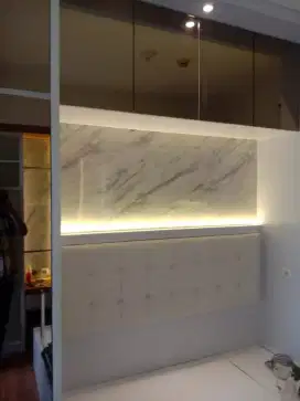 Interior desain custom furniture apartemen di bekasi