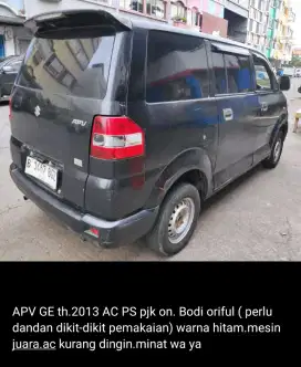 Suzuki APV 2013 bensin minibus