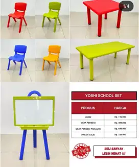 SET KURSI MEJA BELAJAR MURAH