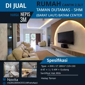 Rumah Cantik 2,5 Lantai Siap Huni Semifurnish TAMAN DUTAMAS