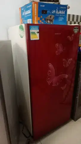 Kulkas sanken bekas seperti baru satu pintu