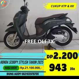 HONDA SCOOPY PRESTIGE TAHUN 2025 SIAP PAKAI, LIKE NEW, BERGARANSI