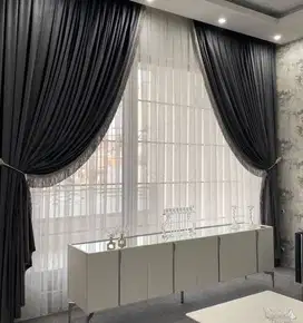 Cod Tirai Gorden Jendela Gordyn Mewah Hordeng Model Terbaru Murah