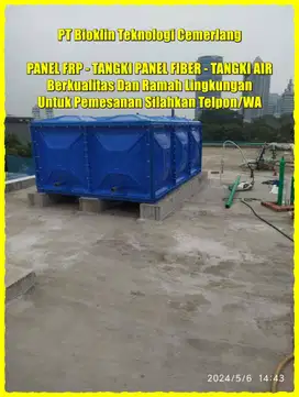 Tangki Panel ,  Tangki Air Fiberglass ,  Roof Tank , Tangki Air Kotak