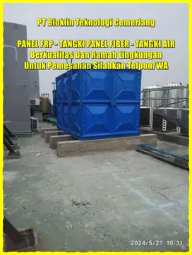 Toren Air ,Tangki Air Kotak,  Tangki Rooftank Kotak , Tangki Panel ,Ta