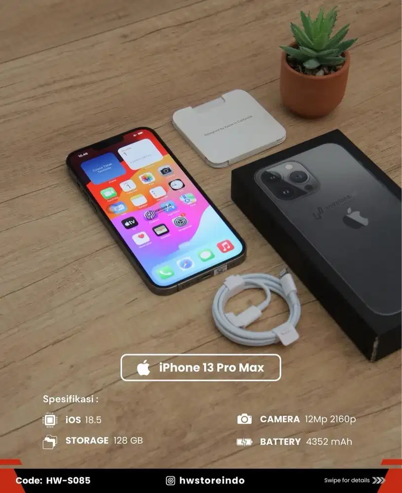 Iphone 13 pro max 128gb eks ibox