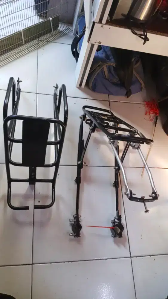 Paketan rak depan belakang & kantong belakang