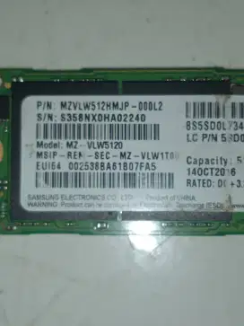 SSD nvme 512gb samsung pm961 ex macbook jual bs tt bt barter apa aja