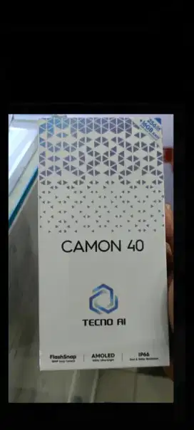 Tecno camon 40 ram 8gb 256gb