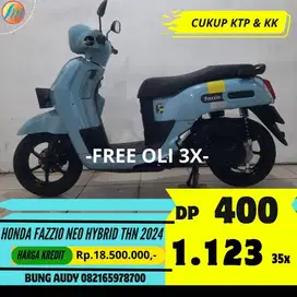 YAMAHA FAZZIO NEO TAHUN 2024 SIAP PAKAI, BERGARANSI, GRATIS SERVIS